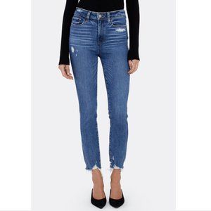 Paige Hoxton Ankle Skinny Jeans in Jazlyn Destructed 29 EUC